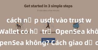 cách nạp usdt vào trust wallet Trust Wallet có hỗ trợ OpenSea không? Cách giao dịch NFT